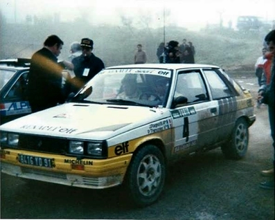 Jean Ragnotti - Pierre Thimonier
21º Rallye de Portugal Vinho do Porto 1987. Renault 11 Turbo (8416 YD 91). Clasificado 2º.

Del 11 al 14 de Marzo, Estoril, Cascais, Lisboa, Portugal.
Superficie: asfalto - tierra.

El Rally tenia un total de 2,088.23 Km de los que 603.50 Km divididos en 37 tramos, eran especiales.

Tomaron la salida 94 equipos, finalizaron 36.@
Palabras clave: ;Renault;Turbo;Portugal;1987