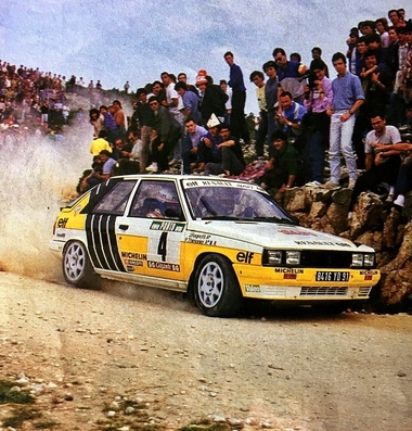 Jean Ragnotti - Pierre Thimonier
21º Rallye de Portugal Vinho do Porto 1987. Renault 11 Turbo (8416 YD 91). Clasificado 2º.

Del 11 al 14 de Marzo, Estoril, Cascais, Lisboa, Portugal.
Superficie: asfalto - tierra.

El Rally tenia un total de 2,088.23 Km de los que 603.50 Km divididos en 37 tramos, eran especiales.

Tomaron la salida 94 equipos, finalizaron 36.@
Palabras clave: ;Renault;Turbo;Portugal;1987