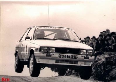 Jean Ragnotti - Pierre Thimonier
21º Rallye de Portugal Vinho do Porto 1987. Renault 11 Turbo (8416 YD 91). Clasificado 2º.

Del 11 al 14 de Marzo, Estoril, Cascais, Lisboa, Portugal.
Superficie: asfalto - tierra.

El Rally tenia un total de 2,088.23 Km de los que 603.50 Km divididos en 37 tramos, eran especiales.

Tomaron la salida 94 equipos, finalizaron 36.@
Palabras clave: ;Renault;Turbo;Portugal;1987;