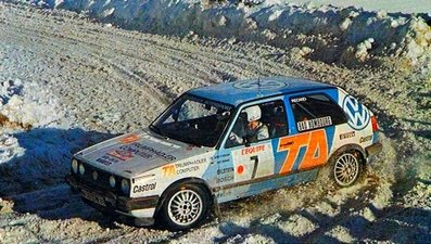 Kenneth Eriksson - Peter Diekmann
55º Rallye Automobile de Monte-Carlo 1987. Volkswagen Golf GTI 16V (WOB-DW 89). Clasificado 5º.

Del 17 al 22 de Enero, Monte-Carlo.
Superficie: asfalto - nieve.

El Rally tenia un total de 3162.00 km de los que 593.45 km divididos en 26 tramos eran especiales (1 de ellos fue cancelado SS3 Les Egats - St. Luce de 13.50 Km).

Se inscribieron 163 equipos, tomaron la salida 160, finalizaron 93.@
Palabras clave: Kenneth_Eriksson;Volkswagen;Golf;Montecarlo;1987;nieve