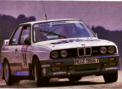 Marc Duez - Georges Biar
31º Tour de Corse - Rallye de France 1987. BMW M3 E30 (ADZ9667). Clasificado 6º.

Del 7 al 9 de Mayo, Ajaccio, Córcega, Francia.
Superficie: asfalto.

El Rally tenia un total de 1367.02 km de los que 618.20 km divididos en 24 tramos eran especiales.

Se inscribieron 103 equipos, tomaron la salida 95, finalizaron 35.@
Palabras clave: ;BMW;Corcega;1987;Corse