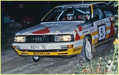 Hannu Mikkola - Arne Hertz
37º 1000 Lakes Rally 1987. Audi 200 Quattro (IN-YV 76). Abandonó por accidente en SS3 Huhtia de 5.56 Km.

Del 27 al 30 de Agosto, Jyväskylä, Finlandia.
Superficie: tierra.

El Rally tenia un total de 1691.45 km de los que 504.29 km divididos en 52 tramos eran especiales (uno de ellos fue cancelado SS49 Arvaja 2 de 9.83 km).

Se inscribieron 170 equipos, tomaron la salida 165, finalizaron 66.

© Istvan Keller.@@
Palabras clave: ;Finlandia;Audi;Quattro;1987