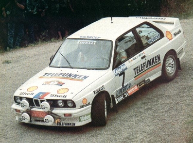 Pep Bassas - Josep Autet
11º Rally Villa de Llanes 1987. BMW M3 E30 (2-M-7537-P). Abandonó por el embrague.

Del 6 al 7 de Junio, Llanes, Asturias, España.
Superficie: asfalto con 250.40 km cronometrados.

Tomaron la salida 58 equipos, finalizaron 35.@
Palabras clave: Pep_Bassas;Llanes;Asturias;BMW;1987
