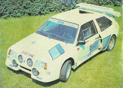 Lada 2108 Samara Eva
Futuro Grupo S de la marca Lada para 1987. Con motor 1860cc Turbo, 350cv y 4wd.
Montaba un motor del VFTS pero equipado de una inyecciòn electrònica y elevado a 350cv. Lada que habà­a invertido mucho en este proyecto, desgraciadamente en el tiempo que producà­a las unidades necesarias para la homologaciòn Grupo S,(10), el grupo B se suprimía.
Para mas informacion [url=https://wp.me/p74eqQ-3p] Clic en la foto o aqui si esta azul[/url]
Palabras clave: Grupo_S;1987;Lada;Samara