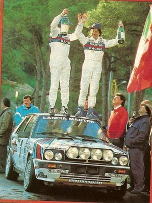 Bruno Saby - Jean Françoise Fauchille
56º Rallye Automobile de Monte-Carlo 1988. Lancia Delta HF 4WD (TO-04201H). Clasificado 1º.

Del 16 al 21 de Enero, Monte Carlo.
Superficie: asfalto - nieve.

El Rally tenia un total de 3052.9 km de los que 624.16 km divididos en 26 tramos eran especiales.

Se inscribieron 181 equipos, tomaron la salida 169, finalizaron 109.@
Palabras clave: ;Delta;Lancia;Montecarlo;1988;Personajes