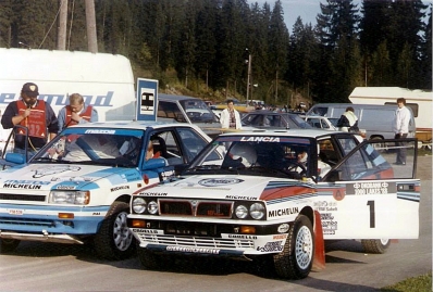 Markku Alén - Ilkka Kivimaki
38º 1000 Lakes Rally 1988. Lancia Delta Integrale (TO 89094H). Clasificado 1º.

Del 26 al 28 de Agosto, Jyväskylä, Finlandia.
Superficie: tierra.

El Rally tenia un total de 1445.95 km de los que 496.32 km divididos en 39 tramos, eran especiales.

Se inscribieron 200 equipos, tomaron la salida 195, finalizaron 84.@
Palabras clave: Markku_Alen;Lancia;Delta;Integrale;Finlandia;1988;