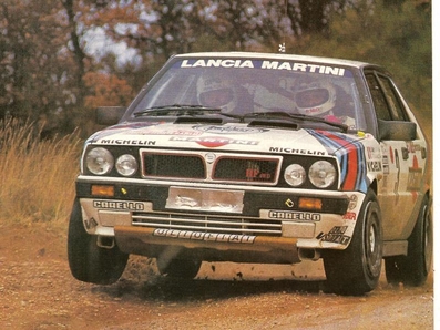Bruno Saby - Jean Françoise Fauchille
56º Rallye Automobile de Monte-Carlo 1988. Lancia Delta HF 4WD (TO-04201H). Clasificado 1º.

Del 16 al 21 de Enero, Monte Carlo.
Superficie: asfalto - nieve.

El Rally tenia un total de 3052.9 km de los que 624.16 km divididos en 26 tramos eran especiales.

Se inscribieron 181 equipos, tomaron la salida 169, finalizaron 109.@
Palabras clave: ;Delta;Lancia;Montecarlo;1988