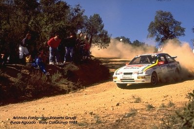 Jesús "Chus" Puras - Tomás Aguado
24º Rallye Catalunya-Costa Brava 1988. Ford Sierra RS Cosworth. Clasificado 6º.

Del 12 al 13 de Febrero, Lloret de Mar, Girona, Catalunya, España
Superficie: asfalto - tierra.

El Rally tenia 416.35 km cronometrados divididos en 26 tramos.

Tomaron la salida 110 equipos, finalizaron 42.

© Roberto Gnudi
@@
Palabras clave: Jesus_Chus_Puras;Ford;Sierra;Cosworth;Catalunya;Costa_Brava;1988;Spain;España