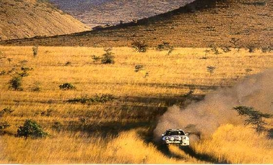Björn Waldegard - Fred Gallagher
36º Marlboro Safari Rally 1988. Toyota Supra Turbo (K-AM 2768). Clasificado 7º.

Del 31 de Marzo al 4 de Abril, Nairobi, Kenya, África.
Superficie: tierra.

El Rally tenia un total de 4205.77 km con 82 controles horarios.

Tomaron la salida 54 equipos, finalizaron 14.@
Palabras clave: ;Toyota;Supra;Turbo;Safari;1988