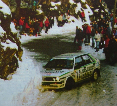 Giovanni del Zoppo - Pierangelo Scalvini
56º Rallye Automobile de Monte-Carlo 1988. Lancia Delta HF 4WD (MI 1E3003). Clasificado 8º.

Del 16 al 21 de Enero, Monte-Carlo.
Superficie: asfalto - nieve.

El Rally tenia un total de 3052.9 km de los que 621.00 km divididos en 26 tramos, eran especiales.

Se inscribieron 181 equipos, tomaron la salida 169, finalizaron 109.@
Palabras clave: ;Lancia;Delta;4WD;Montecarlo;1988
