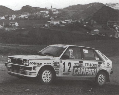 Giovanni del Zoppo - Pierangelo Scalvini
56º Rallye Automobile de Monte-Carlo 1988. Lancia Delta HF 4WD (MI 1E3003). Clasificado 8º.

Del 16 al 21 de Enero, Monte-Carlo.
Superficie: asfalto - nieve.

El Rally tenia un total de 3052.9 km de los que 621.00 km divididos en 26 tramos, eran especiales.

Se inscribieron 181 equipos, tomaron la salida 169, finalizaron 109.@
Palabras clave: ;Lancia;Delta;4WD;Montecarlo;1988