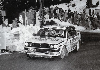 Giovanni del Zoppo - Pierangelo Scalvini
56º Rallye Automobile de Monte-Carlo 1988. Lancia Delta HF 4WD (MI 1E3003). Clasificado 8º.

Del 16 al 21 de Enero, Monte-Carlo.
Superficie: asfalto - nieve.

El Rally tenia un total de 3052.9 km de los que 621.00 km divididos en 26 tramos, eran especiales.

Se inscribieron 181 equipos, tomaron la salida 169, finalizaron 109.@
Palabras clave: ;Lancia;Delta;4WD;Montecarlo;1988
