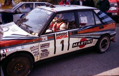 Didier Auriol - Bernard Occelli
33º Tour de Corse - Rallye de France 1989. Lancia Delta Integrale (TO-16990M). Clasificado 1º.

Del 23 al 26 de Abril, Ajaccio, Córcega, Francia.
Superficie: asfalto.

El Rally tenia un total de 1439.85 km de los que 628.71 km divididos en 33 tramos eran especiales.

Se inscribieron 85 equipos, tomaron la salida 79, finalizaron 39.@
Palabras clave: Didier_Auriol;Corse;Corcega;Lancia;Delta;Integrale;1989