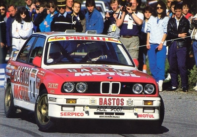 François Chatriot - Michel Périn
33º Tour de Corse - Rallye de France 1989. BMW M3 (ADZ 9667). Clasificado 2º.

Del 23 al 26 de Abril, Ajaccio, Córcega, Francia.
Superficie: asfalto.

El Rally tenia un total de 1439.85 km de los que 628.71 km divididos en 33 tramos eran especiales.

Se inscribieron 85 equipos, tomaron la salida 79, finalizaron 39.@
Palabras clave: ;BMW;M3;Corcega;Corse;1989