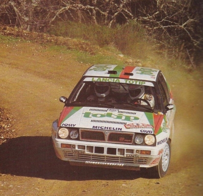 Alex Fiorio - Luigi Pirollo
23º Rallye de Portugal Vinho do Porto 1989. Lancia Delta Integrale. Clasificado 3º.

Del 28 de Febrero al 4 de Marzo, Estoril, Portugal.
Superficie: asfalto - tierra.

El Rally tenia un total de 2153.02 km de los que 576.88 km divididos en 38 tramos eran especiales, (una de ellas fue cancelada SS18 Ponte de Lima de 16.80 Km).

Tomaron la salida 93 equipos, finalizaron 38.@
Palabras clave: ;Lancia;Delta;Integrale;Portugal;1989