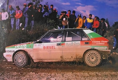 Dario Cerrato - Giuseppe Cerri
31º Rallye Sanremo - Rallye d'Italia 1989. Lancia Delta Integrale. Clasificado 4º.

Del 8 al 12 de Octubre, Sanremo, Liguria, Imperia, Italia.
Superficie: asfalto - tierra.

El Rally tenia un total de 2086.19 km de los que 544.20 km divididos en 34 tramos eran especiales.

Tomaron la salida 107 equipos, finalizaron 34.@
Palabras clave: Lancia;Delta;Integrale;Sanremo;1989