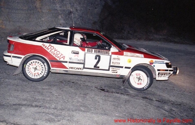 Juha Kankkunen - Juha Piironen
57º Rallye Automobile de Monte-Carlo 1989. Toyota Celica GT-Four 