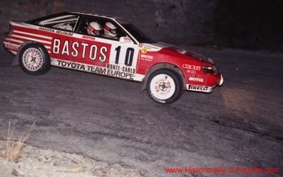 Patrick Snijers - Dany Colebunders
57º Rallye Automobile de Monte-Carlo 1989. Toyota Celica GT-Four 