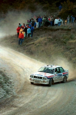 Marc Duez - Alain Lopes
31º Rallye Sanremo - Rallye d'Italia 1989. BMW M3 E30 (EDZ 4364). Clasificado 7º.

Del 8 al 12 de Octubre, Sanremo, Liguria, Imperia, Italia.
Superficie: asfalto - tierra.

El Rally tenia un total de 2086.19 km de los que 544.20 km divididos en 34 tramos eran especiales.

Tomaron la salida 107 equipos, finalizaron 34.@
Palabras clave: ;BMW;Sanremo;1989