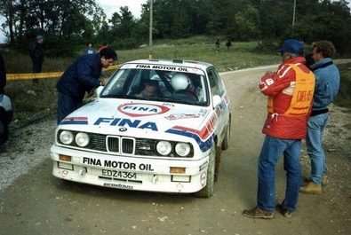 Marc Duez - Alain Lopes
31º Rallye Sanremo - Rallye d'Italia 1989. BMW M3 E30 (EDZ 4364). Clasificado 7º.

Del 8 al 12 de Octubre, Sanremo, Liguria, Imperia, Italia.
Superficie: asfalto - tierra.

El Rally tenia un total de 2086.19 km de los que 544.20 km divididos en 34 tramos eran especiales.

Tomaron la salida 107 equipos, finalizaron 34.@
Palabras clave: ;BMW;Sanremo;1989