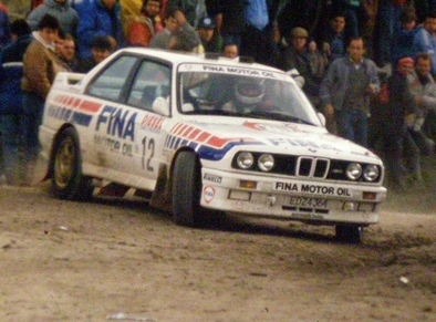 Marc Duez - Alain Lopes
31º Rallye Sanremo - Rallye d'Italia 1989. BMW M3 E30 (EDZ 4364). Clasificado 7º.

Del 8 al 12 de Octubre, Sanremo, Liguria, Imperia, Italia.
Superficie: asfalto - tierra.

El Rally tenia un total de 2086.19 km de los que 544.20 km divididos en 34 tramos eran especiales.

Tomaron la salida 107 equipos, finalizaron 34.@
Palabras clave: ;BMW;Sanremo;1989