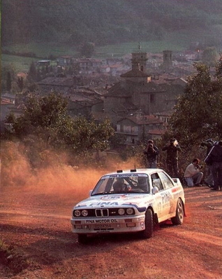 Marc Duez - Alain Lopès
31º Rallye Sanremo - Rallye d'Italia 1989. BMW M3 E30 (EDZ 4364). Clasificado 7º.

Del 8 al 12 de Octubre, Sanremo, Liguria, Imperia, Italia.
Superficie: asfalto - tierra.

El Rally tenia un total de 2086.19 km de los que 544.20 km divididos en 34 tramos eran especiales.

Tomaron la salida 107 equipos, finalizaron 34.@
Palabras clave: ;BMW;Sanremo;1989
