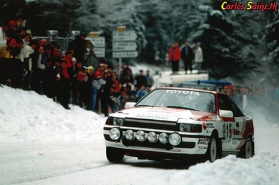 Carlos Sainz Cenamor - Luis Moya
57º Rallye Automobile de Monte-Carlo 1989. Toyota Celica GT-Four 