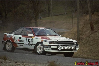 Carlos Sainz Cenamor - Luis Moya
57º Rallye Automobile de Monte-Carlo 1989. Toyota Celica GT-Four 