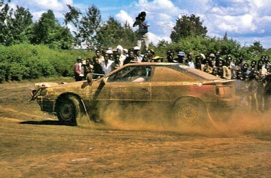 Bjorn Waldegard - Fred Gallagher
38º Marlboro Safari Rally 1990. Toyota Celica GT-4 -ST165- (K-AM 3910). Clasificado 1º.

Del 11 al 16 de Abril, Nairobi, Nairobi, Kenya, África.
Superficie: tierra.

El Rally tenia un total de 4,131.40 Km.
Desconocemos cuantos CH habí­an.

Tomaron la salida 59 equipos, finalizaron 10.@
Palabras clave: ;Toyota;Celica;ST165;Safari;1990