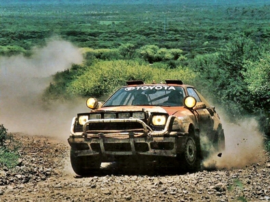 Bjorn Waldegard - Fred Gallagher
38º Marlboro Safari Rally 1990. Toyota Celica GT-4 (ST165). Clasificado 1º.
El Rally tenia un total de 4,131.40 Km, desconocemos cuantos CH habà­an.@
Palabras clave: ;Toyota;Celica;ST165;Safari;1990