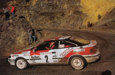 Carlos Sainz Cenamor - Luís Rodríguez Moya
58º Rallye Automobile de Monte-Carlo 1990. Toyota Celica GT-4 