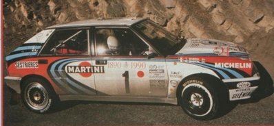 Massimo (Miki) Biasion - Tiziano Siviero
58º Rallye Automobile de Monte-Carlo 1990. Lancia Delta Integrale 16V (TO 36176N). Clasificado 3º.

Del 19 al 25 de Enero, Monte-Carlo.
Superficie: asfalto - nieve.

Los equipos en las posiciones 81 o mas no corrieron el último tramo, pero fueron clasificados.
En SS7 Burzet de 43.89 km, entre las 