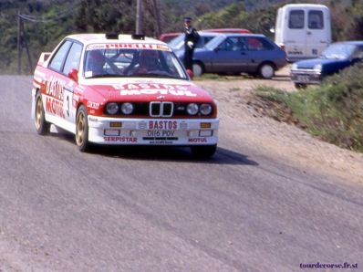 François Chatriot - Michel Perin
34º Tour de Corse 1990 - Rallye de France 1990. BMW M3 E30 (D116 POV). Clasificado 3º.
Bastos Motul BMW

Del 6 al 9 de Mayo, Ajaccio, Córcega, Francia.
Superficie: asfalto.

El Rally tenia un total de 1,397.18 Km de los que 602.25 Km divididos en 30 tramos, eran especiales.

Se inscribieron 97 equipos, tomaron la salida 94, finalizaron 48.@
Palabras clave: BMW;M3;Corse;Corcega;1990