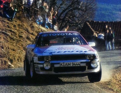 Armin Schwarz - Klaus Wicha
58º Rallye Automobile de Monte-Carlo 1990. Toyota Celica GT-4 