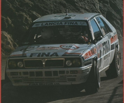 Bruno Saby - Daniel Grataloup 
58º Rallye Automobile de Monte-Carlo 1990. Lancia Delta Integrale 16V (9529 TH 92). Clasificado 6º.

Del 19 al 25 de Enero, Monte-Carlo.
Superficie: asfalto - nieve.

Los equipos en las posiciones 81 o mas no corrieron el último tramo, pero fueron clasificados.
En SS7 Burzet de 43.89 km, entre las 