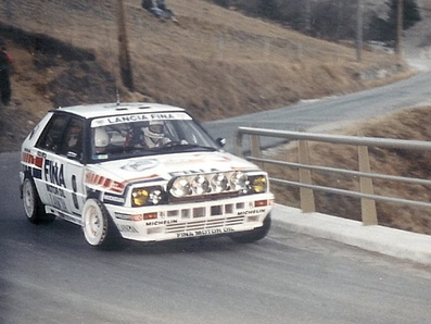 Bruno Saby - Daniel Grataloup 
58º Rallye Automobile de Monte-Carlo 1990. Lancia Delta Integrale 16V (9529 TH 92). Clasificado 6º.

Del 19 al 25 de Enero, Monte-Carlo.
Superficie: asfalto - nieve.

Los equipos en las posiciones 81 o mas no corrieron el último tramo, pero fueron clasificados.
En SS7 Burzet de 43.89 km, entre las 