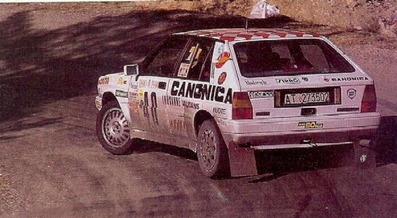 Gilles Panizzi - Hervé Panizzi
58º Rallye Automobile de Monte-Carlo 1990. Lancia Delta HF Integrale (AT 273502). Clasificado 16º.

Del 19 al 25 de Enero, Monte-Carlo.
Superficie: asfalto - nieve.

Los equipos en las posiciones 81 o mas no corrieron el último tramo, pero fueron clasificados.
En SS7 Burzet de 43.89 km, entre las 