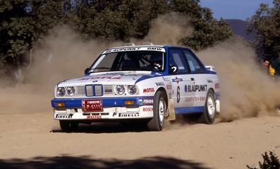 Pep Bassas - Antonio Rodrí­guez
26º Rallye Catalunya - Costa Brava 1990. BMW M3 E30 (3-M-P-6111). Abandonó por la transmisión del coche.

Del 15 al 17 de Febrero, Lloret de Mar, Girona, Catalunya, España.
Superficie: asfalto - tierra.

El Rally tenia un total de 1140 km de los que 460.42 km divididos en 29 tramos eran especiales.

Tomaron la salida 90 equipos, finalizaron 29.

© Jordi Jubany.
Conseguida a través de classics-gra.foroactivo.com
@
Palabras clave: Pep_Bassas;BMW;Catalunya;Costa_Brava;1990;España;Spain