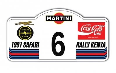 39º Martini Safari Rally Kenya 1991
Prueba 4 de 14
Fecha: a partir del miércoles 27-Marzo-1991 a Lunes, 1-Abril-1991
Superficie: Grava / Barro
El Rally tenia un total de 4520.76 km con 79 controles horarios.
Tomaron la salida 57 equipos, finalizaron 27.
(Dorsal numero 6 de Juha Kankkunen - Juha Piironen, clasificados 1º).@
