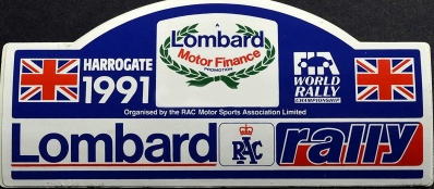 47º Lombard RAC Rally 1991
Prueba 14 de 14

Del 24 al 28 de Noviembre, Harrogate, Yorkshire, Inglaterra.
Superficie: tierra.

El Rally tenia un total de 2355.31 Km de los que 565,51 Km divididos en 37 tramos eran especiales.

Se inscribieron 160 equipos, tomaron la salida 151, finalizaron 82.@
Palabras clave: Placas;Gran_Bretaña;RAC_Rally;Lombard;1991