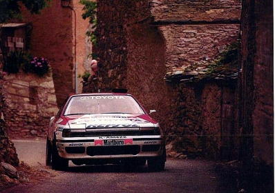 Carlos Sainz Cenamor - Luís Rodríguez Moya
35º Tour de Corse - Rallye de France 1991. Toyota Celica GT-4 