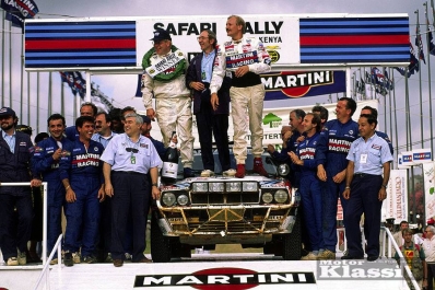 Juha Kankkunen - Juha Piironen
39º Martini Safari Rally Kenya 1991. Lancia Delta Integrale 16V (TO 22602R). Clasificado 1º.

Del 27 de Marzo al 1 de Abril, Nairobi, Kenya, África.
Superficie: tierra.

El Rally tenia un total de 4520.76 km con 79 controles horarios.

Tomaron la salida 57 equipos, finalizaron 27.@
Palabras clave: ;Juha_Piironen;Lancia;Delta;Integrale;Safari;1991;Parque_Cerrado