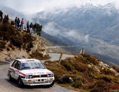 Didier Auriol - Bernard Occelli
35º Tour de Corse - Rallye de France 1991. Lancia Delta HF Integrale 16v (TO 31587R). Clasificado 2º.

Del 28 de Abril al 1 de Mayo, Ajaccio, Córcega, Francia.
Superficie: asfalto.

El Rally tenia un total de 1384.51 km de los que 625.91 km divididos en 27 tramos eran especiales.

Tomaron la salida 101 equipos, finalizaron 43.@
Palabras clave: Didier_Auriol;Lancia;Delta;Integrale;Corcega;1991;Corse