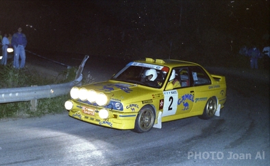 Jose Maria Ponce - Jose Carlos Deniz
23º Rally Osona 1991. BMW M3 E30. Clasificado 3º.

Celebrado el 07 de Julio, Vic.
Superficie asfalto con 240 km cronometrados. 

Tomaron la salida 88 equipos, finalizaron 57.

© Joan Al
@
Palabras clave: Jose_Maria_Ponce;BMW;M3:E30;Osona;1991