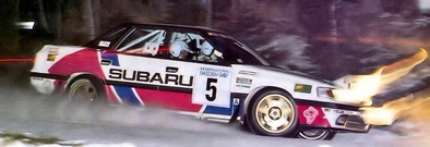 Markku Alen - Ilkka Kivimaki
40º Internacional Suecia Rally 1991. Subaru Legacy RS (G 171 YUD). Clasificado 3º.

Del 16 al 18 de Febrero, Karlstad, Suecia.
Superficie: nieve - nieve.

El Rally tenia un total de 1475.10 km de los que 519.90 km divididos en 29 tramos eran especiales.

Se inscribieron 108 equipos, tomaron la salida 108, finalizaron 74.@
Palabras clave: Markku_Alen;Subaru;Legacy;Suecia;1991;Nieve