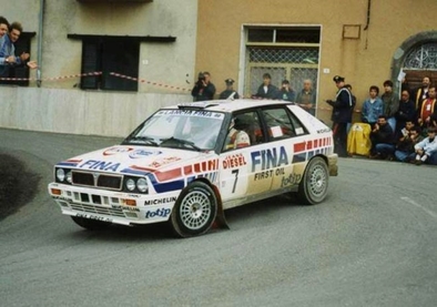 Dario Cerrato - Giuseppe Cerri
33º Rallye Sanremo - Rallye d'Italia 1991. Lancia Delta Integrale 16V (TO 76855R). Clasificado 3º.

Del 12 al 17 de Octubre, Sanremo, Ligúria, Imperia, Italia.
Superficie: asfalto - tierra.

El Rally tenia un total de 2185.96 km de los que 572.91 km divididos en 31 tramos eran especiales (uno de ellos fue cancelado SS5 Castiglione Garfagnana de 9.67 km).

Tomaron la salida 87 equipos, finalizaron 40.@
Palabras clave: ;Lancia;Delta;Integrale;Sanremo;1991;Chiusdino