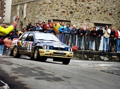 François Delecour - Anne-Chantal Pauwels
33º Rallye Sanremo - Rallye d'Italia 1991. Ford Sierra RS Cosworth 4x4 (H314 OEV). Clasificado 4º.

Del 12 al 17 de Octubre, Sanremo, Imperia, Liguria Italia.
Superficie: asfalto - tierra.

El Rally tenia un total de 2185.96 km de los que 572.91 divididos en 31 tramos, eran especiales.

Tomaron la salida 87 equipos, finalizaron 40.@
Palabras clave: ;Ford;Sierra;RS;Cosworth;Sanremo;1991;Chiusdino