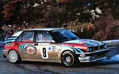 Juha Kankkunen - Juha Piironen
59º Rallye Automobile de Monte-Carlo 1991. Lancia Delta Integrale 16V (TO 92332P). Clasificado 5º.

Del 24 al 30 de Enero, Monte-Carlo.
Superficie: asfalto - nieve.

El Rally tenia un total de 3390.27 km de los que 628.64 km divididos en 27 tramos eran especiales.

Tomaron la salida 167 equipos, finalizaron 75.

© Joan Al
Tramo: Pont de Miolans (paellas del ultimo Km y medio, justo antes de Les Clues de St Auban).
@
Palabras clave: ;Lancia;Delta;Integrale;Montecarlo;1991