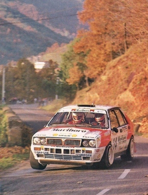 Luis Monzon - Alex Romani
27º Rallye Catalunya - Costa Brava - Rallye de España 1991. Lancia Delta HF Integrale 16v (TO 44775R). Clasificado 7º.
Escudería Telde

Del 10 al 13 de Noviembre, Lloret de Mar, Girona, Catalunya, España.
Superficie: asfalto - tierra.

El Rally tenia un total de 1606.98 km de los que 594.01 km divididos en 35 tramos eran especiales, (2 de ellas fueron canceladas SS4 Sant Hilari - Osor de 13.57 Km y SS29 Riera de Merles de 14.36 Km).

Tomaron la salida 76 equipos, finalizaron 33.@
Palabras clave: Lancia;Delta;Integrale;Catalunya;1991;España;Spain