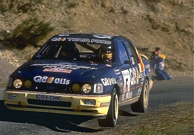 Alex Fiorio - Luigi Pirollo
59º Rallye Automobile de Monte-Carlo 1991. Ford Sierra RS Cosworth 4x4 (G93 CHK). Clasificado 10º.

Del 24 al 30 de Enero, Monte-Carlo.
Superficie: asfalto - nieve.

El Rally tenia un total de 3390.27 km de los que 628.64 km divididos en 27 tramos eran especiales.

Tomaron la salida 167 equipos, finalizaron 75.@
Palabras clave: ;Ford;Sierra;Cosworth;Montecarlo;1991
